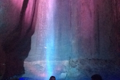 UNDERGROUND WATERFALL AND FLARE